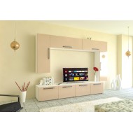 Living Armonia V1 PAL Cappuccino Lucios - cu manere Living Armonia V1 PAL Cappuccino Lucios - cu manere